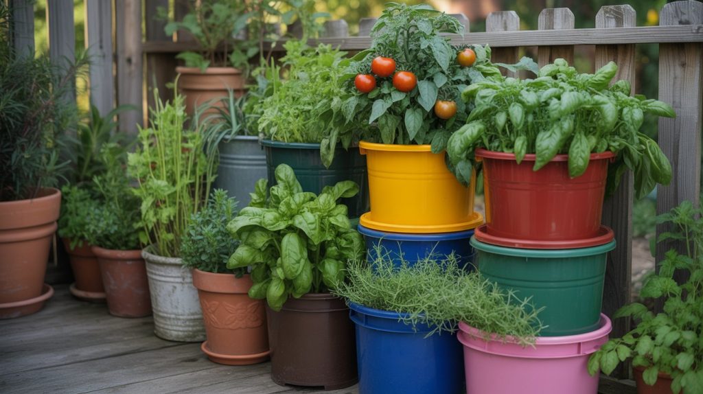 Bucket Gardening Ideas