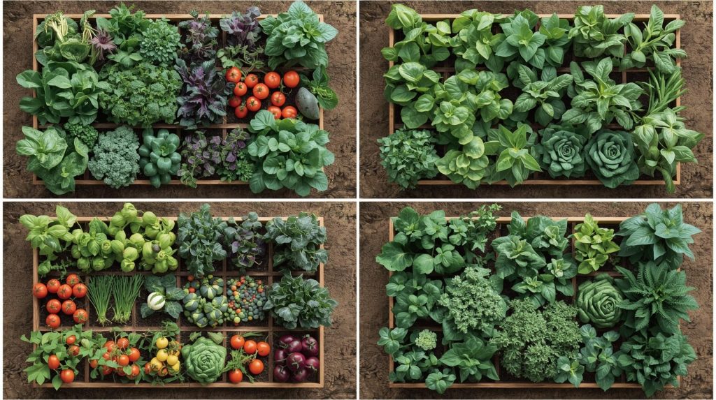 Square Foot Gardening Layout